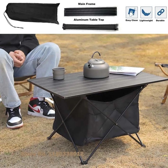 Small Folding Camping Table PERFECT FOR FOOD DELIVERY SERVICES - Picture 8 of 11